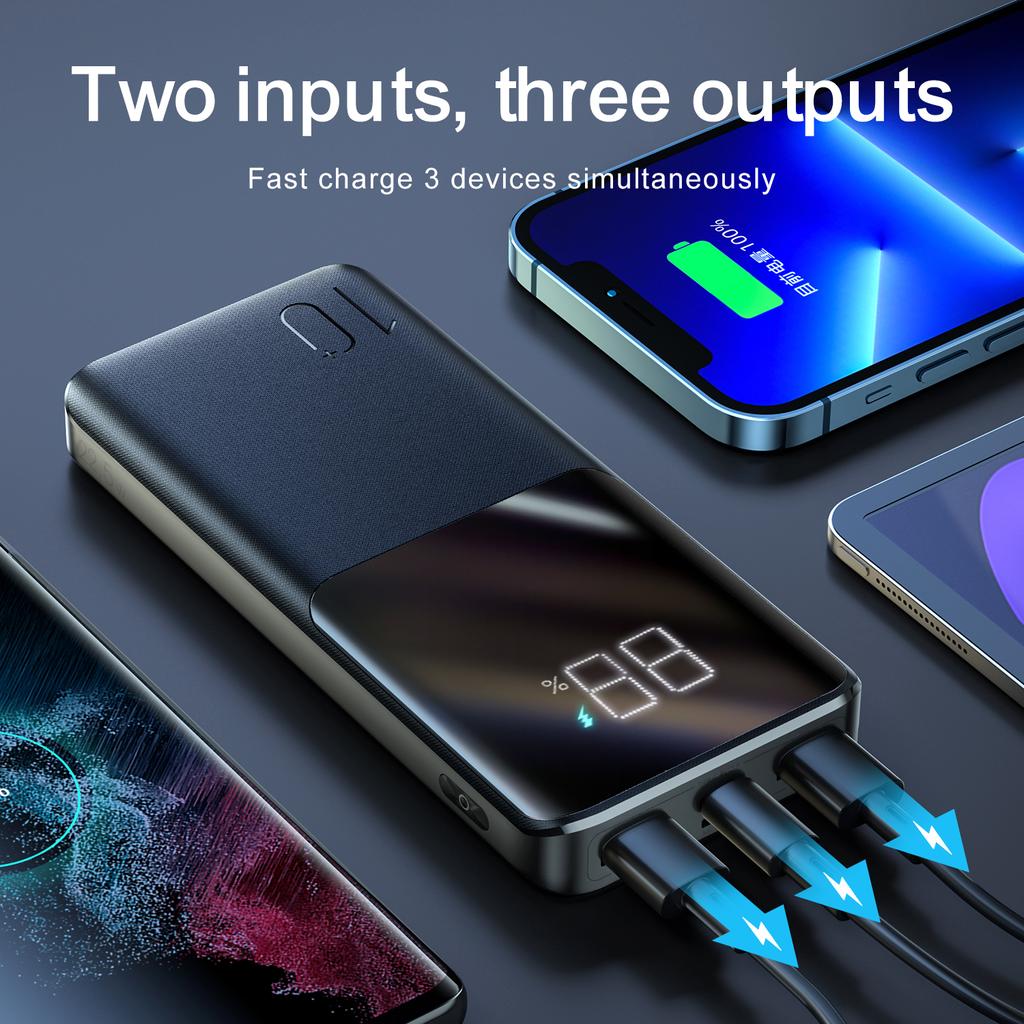 SiGN Super Charge LED Powerbank 10.000mAh, 22.5W - Svart - 8