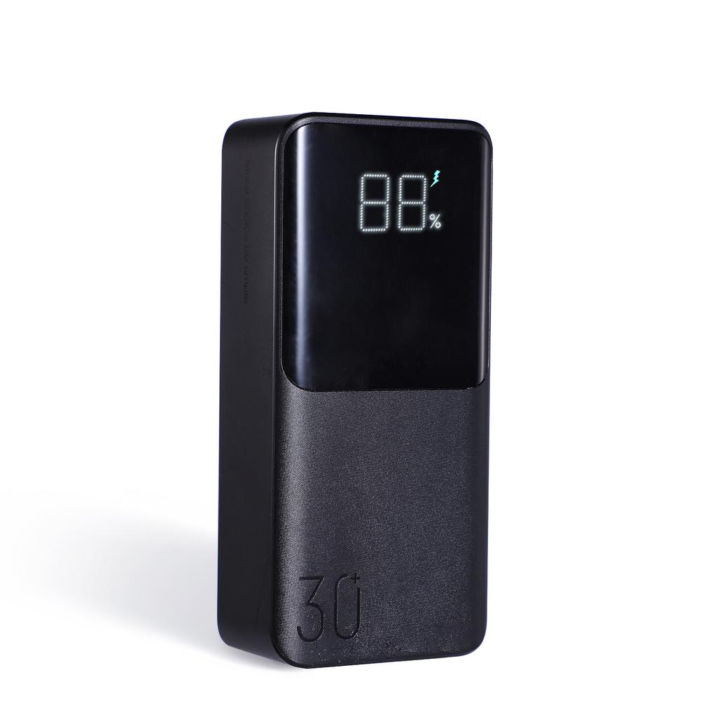 SiGN Super Charge LED Powerbank 30.000mAh, 22.5W - Svart