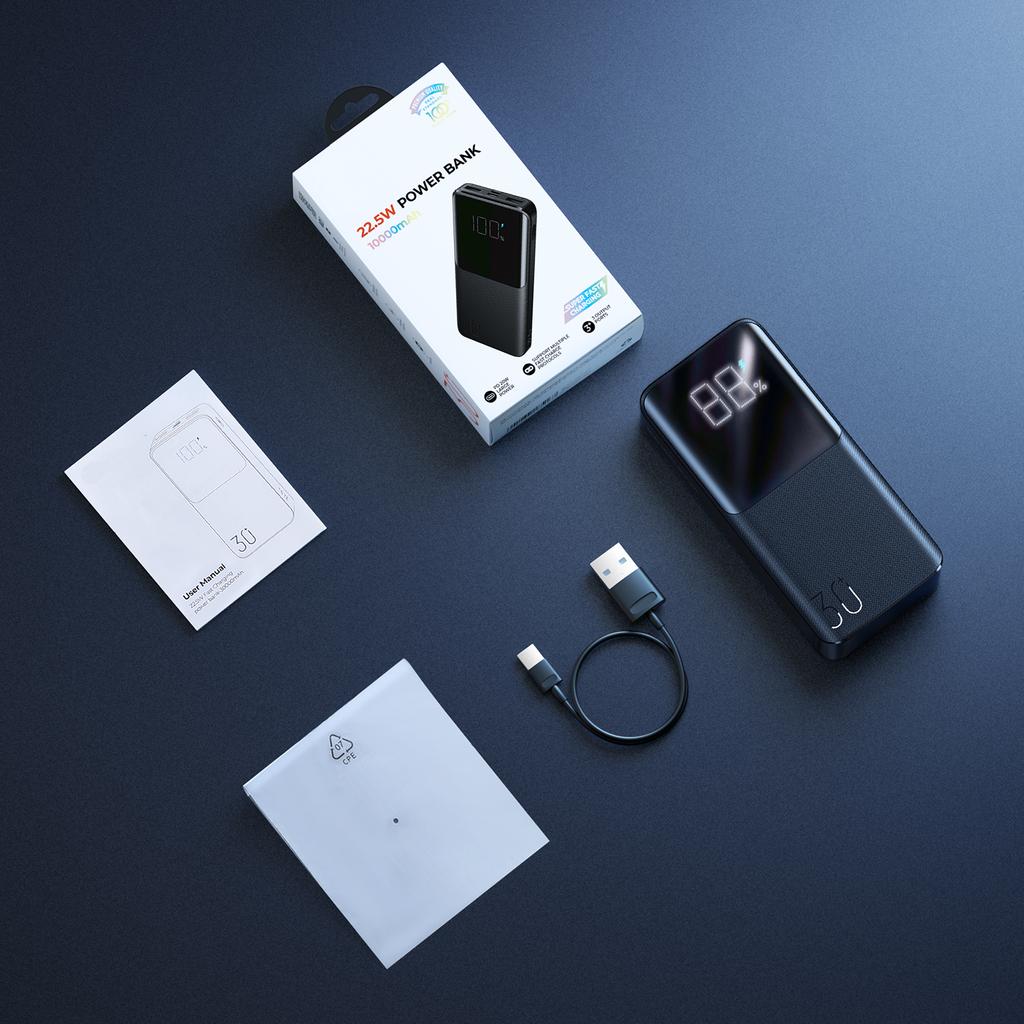 SiGN Super Charge LED Powerbank 30.000mAh, 22.5W - Svart - 9