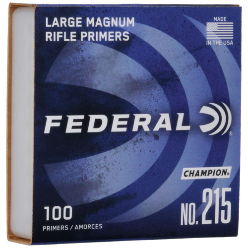 Federal Champion Large Mag Rifle Primer 215