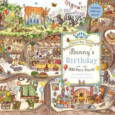 Bunny's Birthday Puzzle:  A Magical Woodland, 100-piece Puzzle
