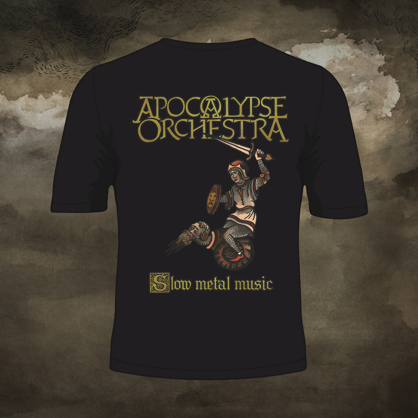APOCALYPSE ORCHESTRA - T-SHIRT, SLOW METAL MUSIC 