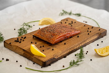 Saltharsspecial, Kallrökt lax med en härlig kryddblandning!