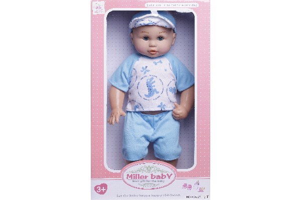 Miller Baby Docka 40 cm blå - 3