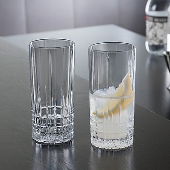 SPIGELAU Perfect serve Highballglas 2-pack med iskubsform