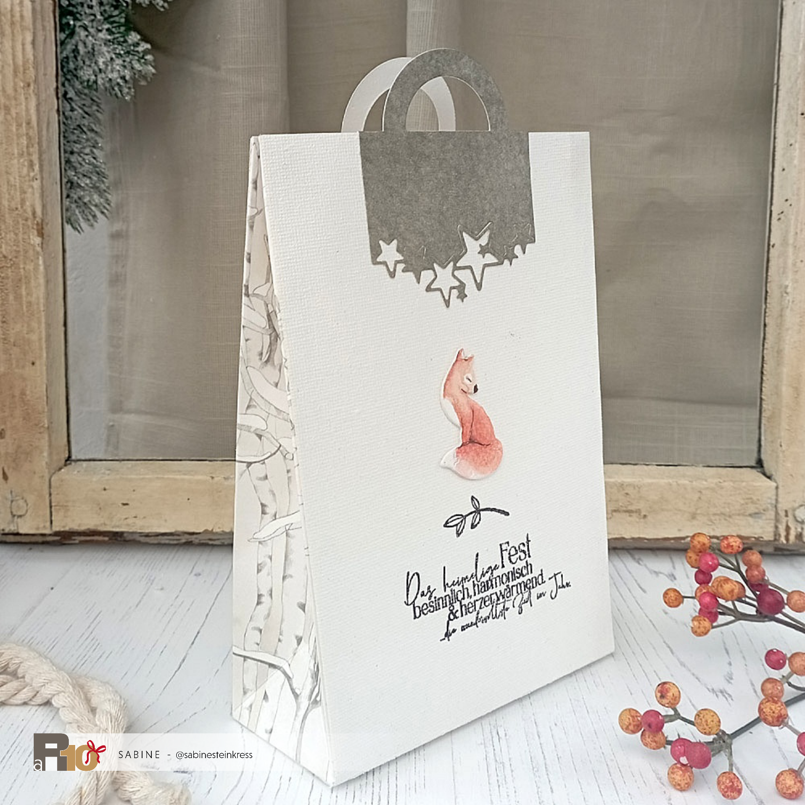 ALEXANDRA RENKE -Bundle 'Die Bag Handle Stars and instructions' EN - 3