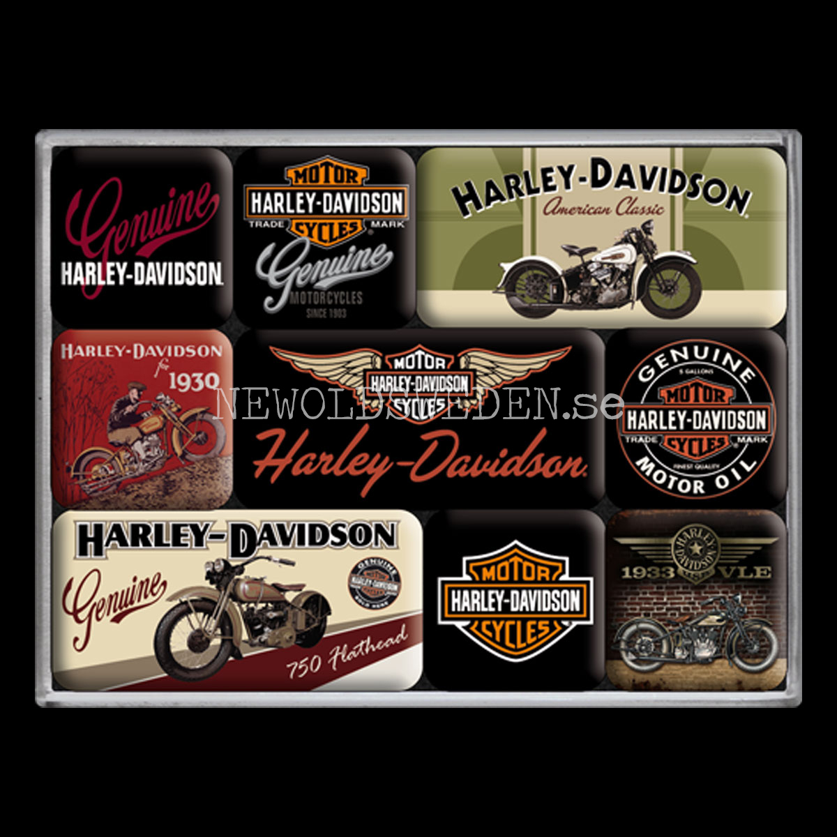 HD MAGNET SET 7 x 9.3 x 2 cm Nostalgic Art - NA02