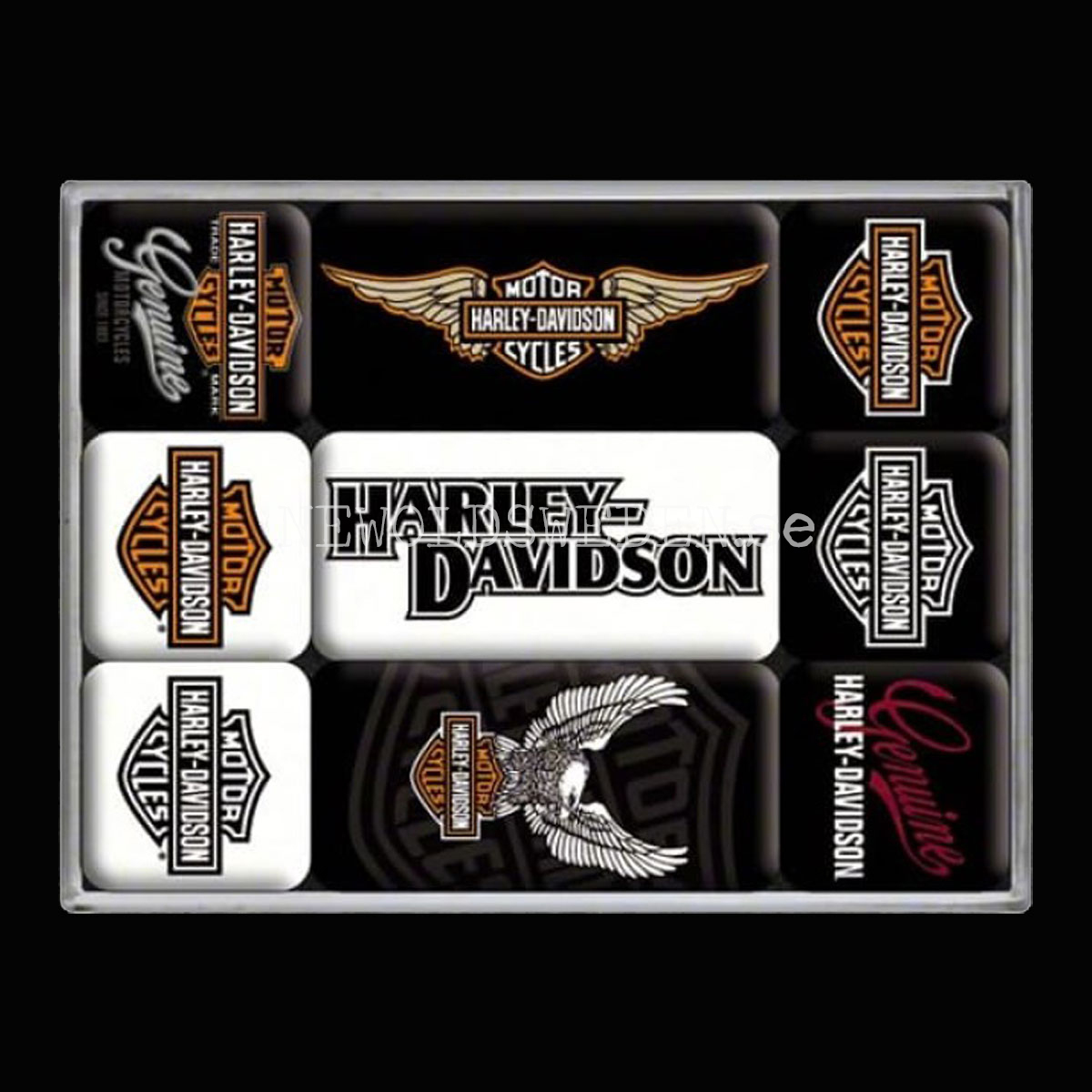 HD MAGNET SET 7 x 9.3 x 2 cm Nostalgic Art - NA02