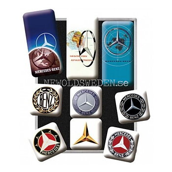 Mercedes-Benz MAGNET SET 7 x 9.3 x 2 cm Nostalgic Art - NA04