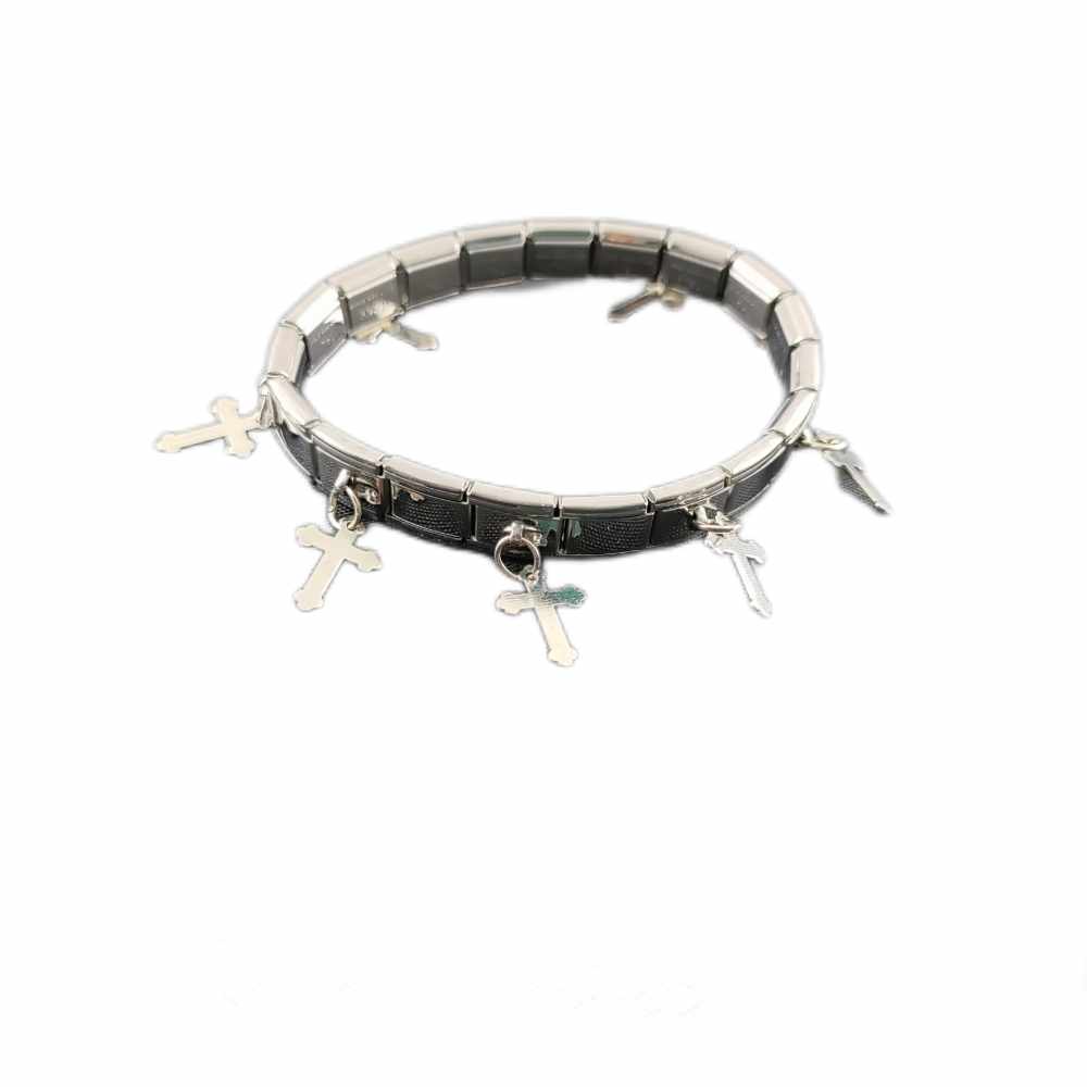 Bracelet Steel - Crosses