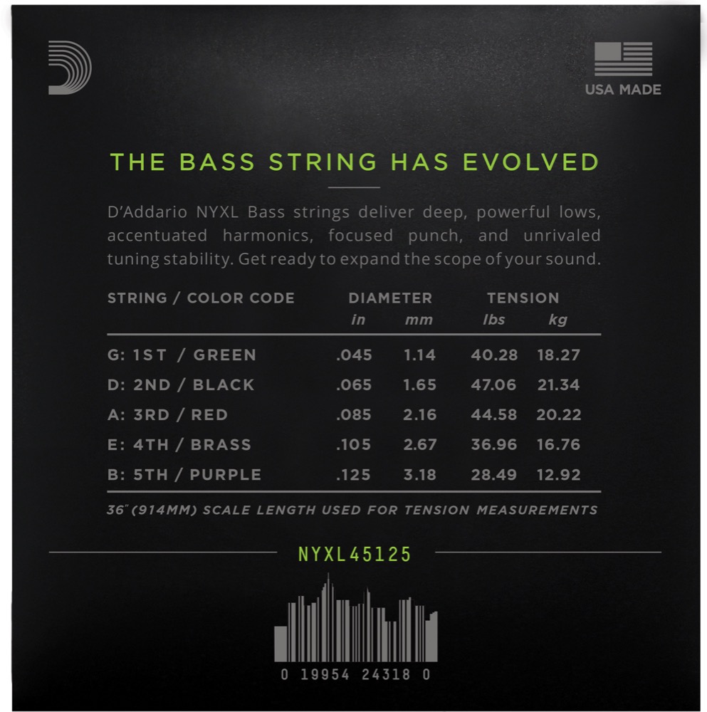 D´addario NYXL45125 - 2