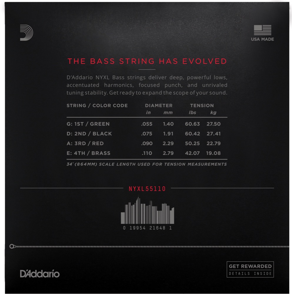 D´addario NYXL55110 - 2