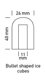 Iskubmaskin 50kg/dag