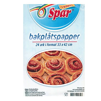 SPAR BAKPLÅTSPAPPER 24 ARK