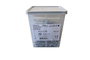 Trallskruv  utomhus C4 pro+  4,2 x 55  1000 styck 