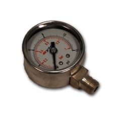 Malpassi Bränsletrycks Mätare 0-1 Bar (0-15psi)