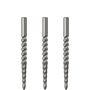 Mission Sniper Dartpoints Lunar CS Rough Cut Silver 32mm