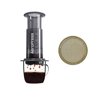 Aeropress och stålfilter - Fantastiskt och rabatterat pris på detta paket