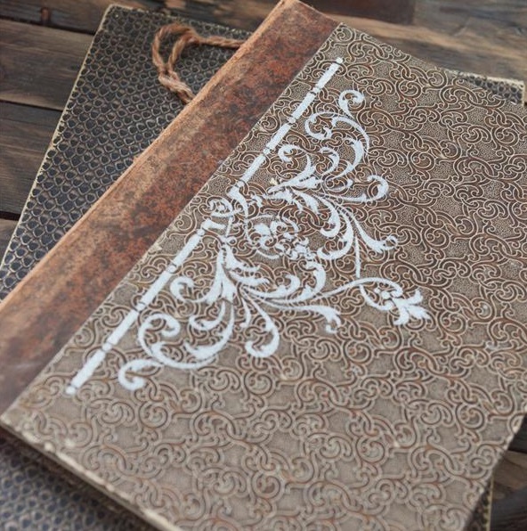 Stencil för dekorationsmålning väggmålning shabby chic lantlig stil - 2