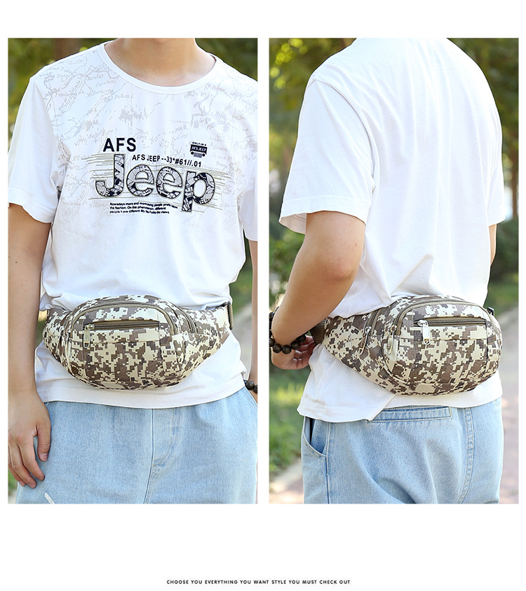 Waist Bag - Canvas Giraffe - 5