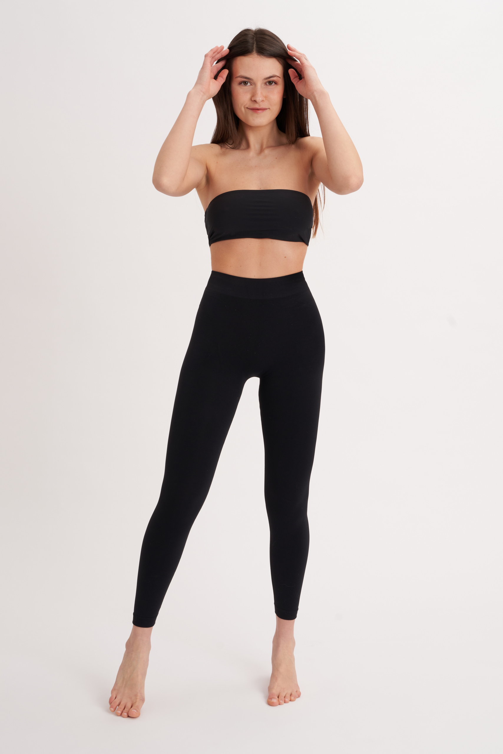 LEGGINGS SUPER UPP EMANA SVART