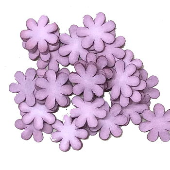 Mini Pappersblommor  16 mm 100 st Gammalrosa