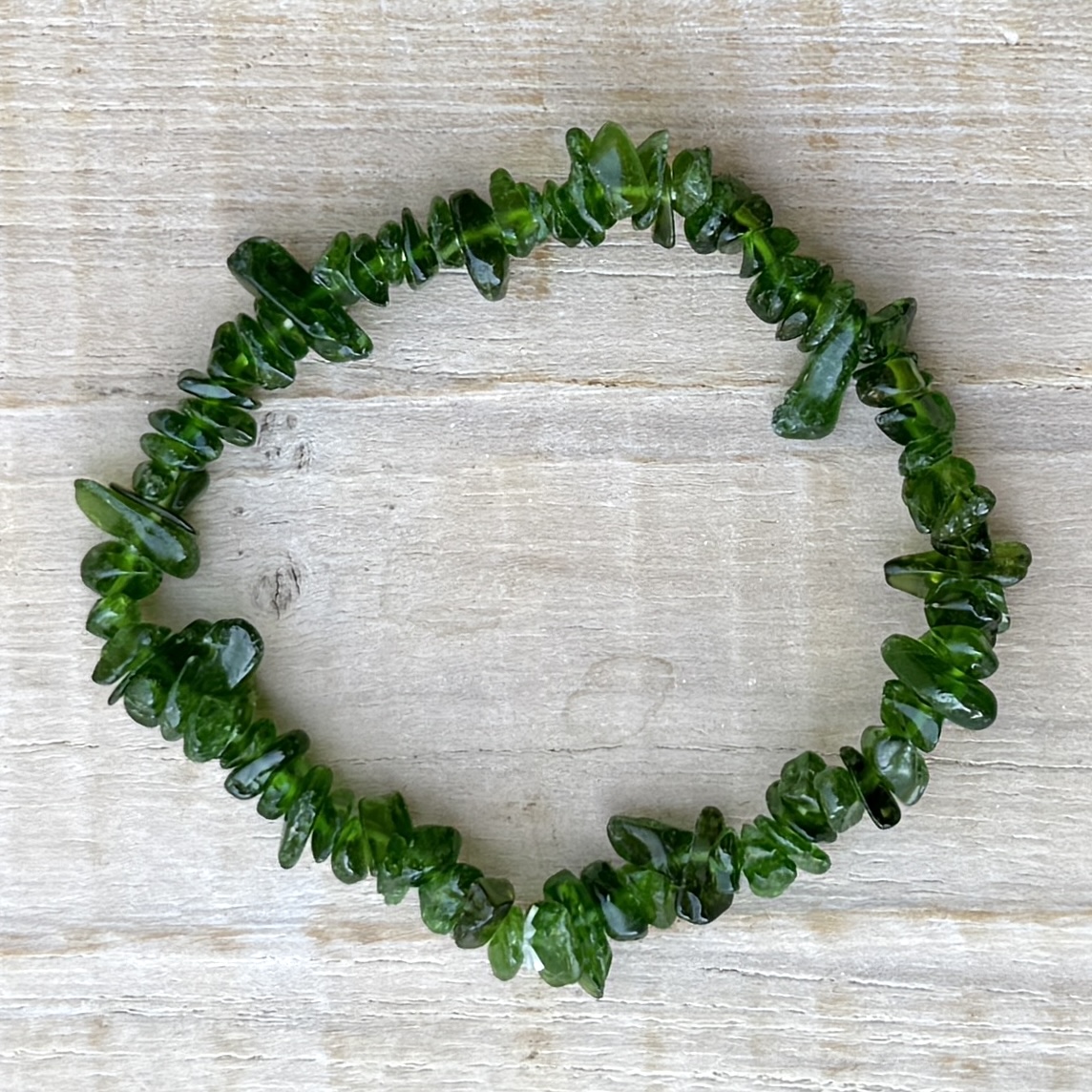 Armband Chip Kromdiopsid 