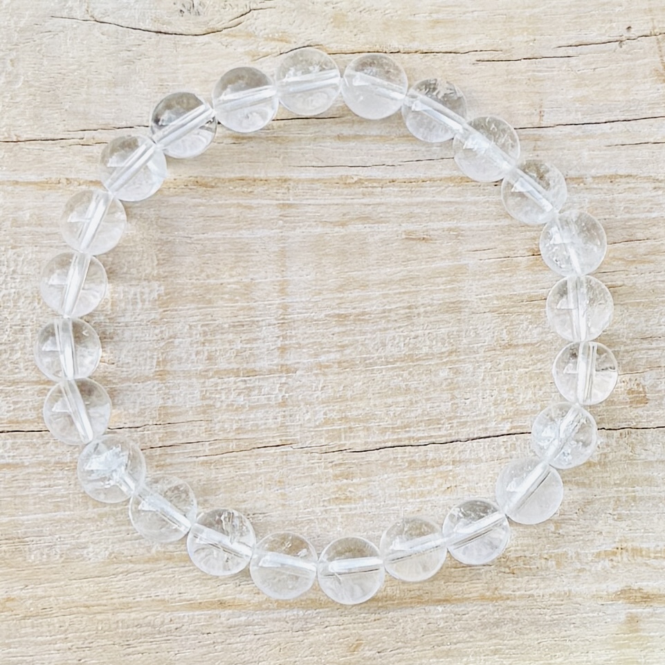 Armband 8mm Bergkristall