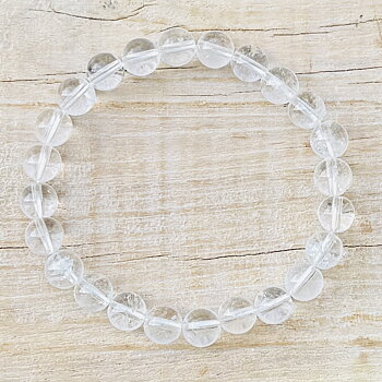 Armband 8mm Bergkristall