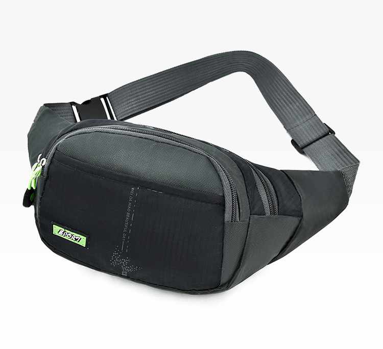 Waist Bag - Nylon Black Rain Protection