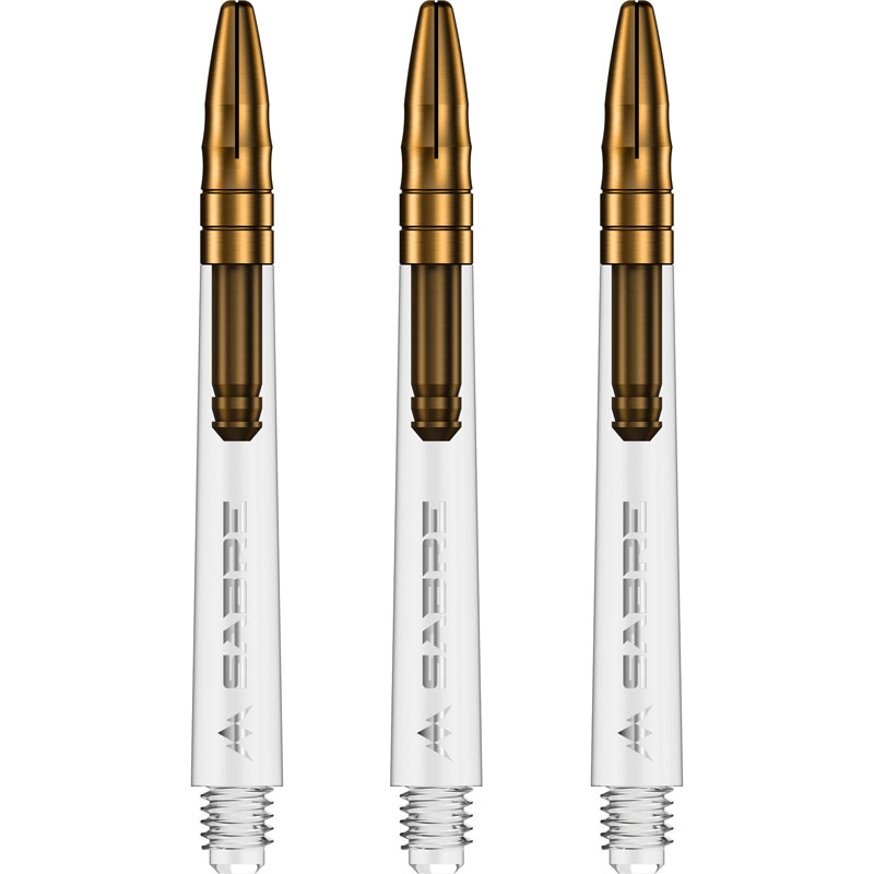 Mission Sabre Dartstolpar Clear/Guld Medium 49mm