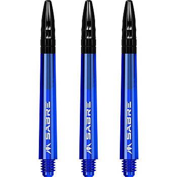 Mission Sabre Dartshafts Blue/Black Medium 49mm