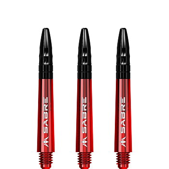 Mission Sabre Dartshafts Red/Black Inbetween 41mm