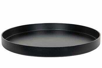 Spegelfat svart Ø36 cm