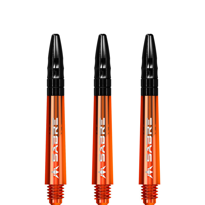 Mission Sabre Dartshafts Orange/Black Inbetween 41mm