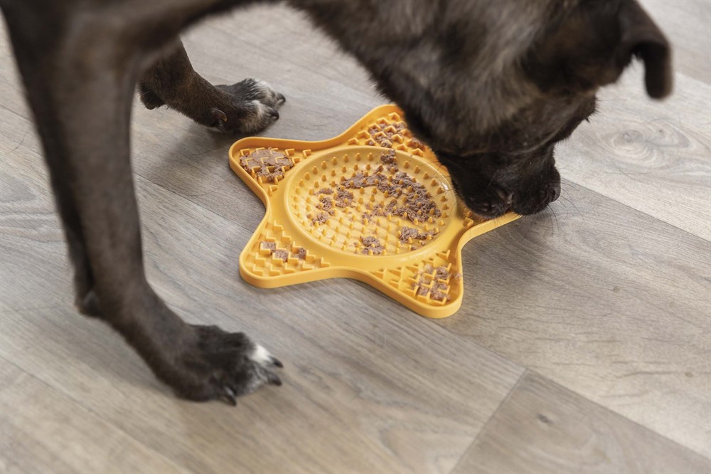 Trixie Lick'N'Snack Platta Silikon 23,5cm Gul - 2
