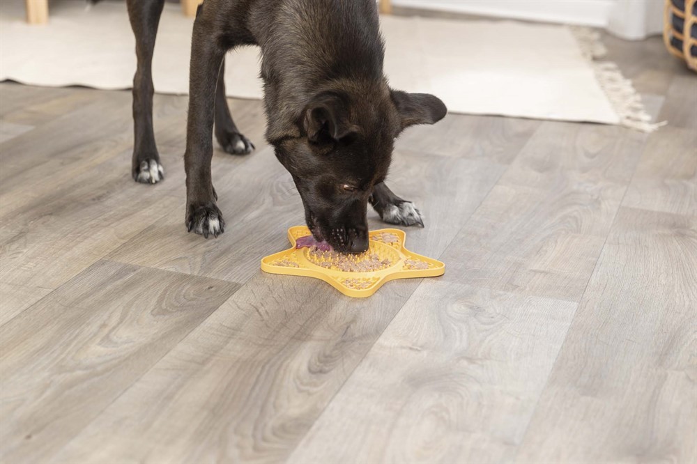 Trixie Lick'N'Snack Platta Silikon 23,5cm Gul - 3