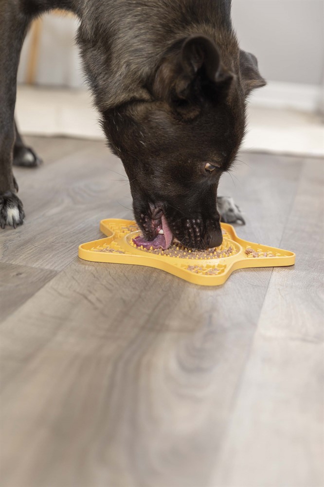 Trixie Lick'N'Snack Platta Silikon 23,5cm Gul - 4