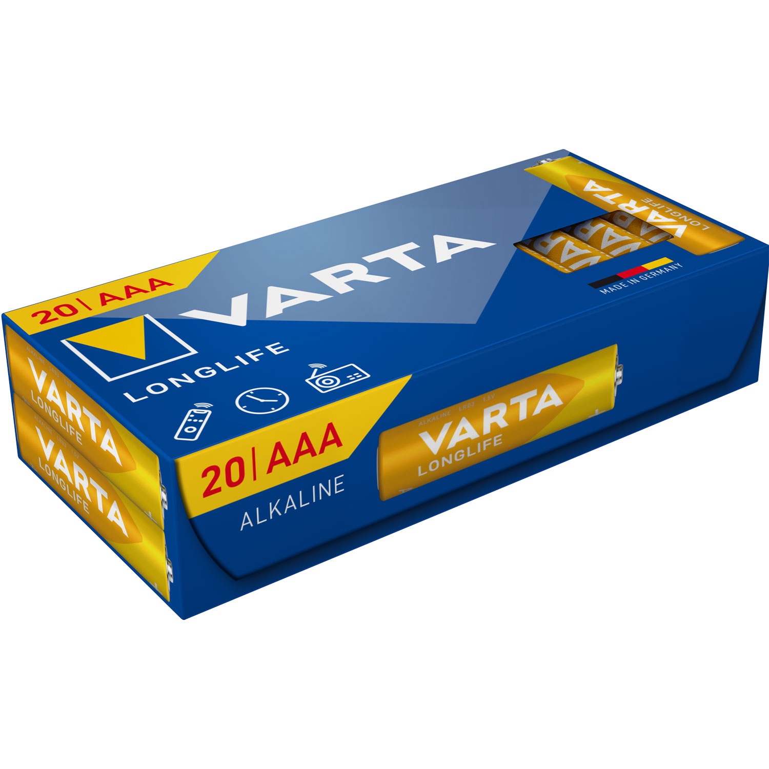 Varta Longlife AAA-batteri 20-pack