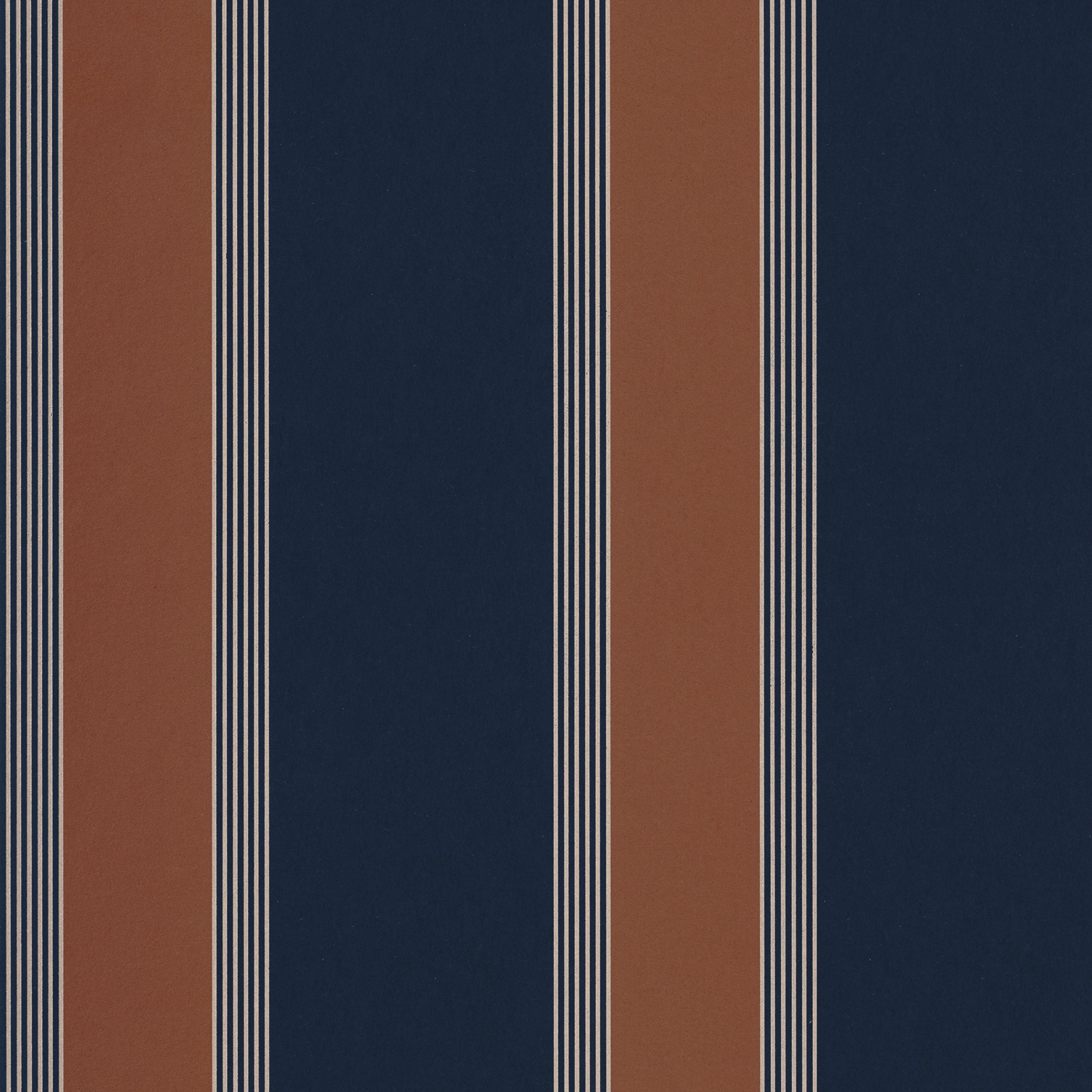 TAPET AUTEUIL, orange/blå