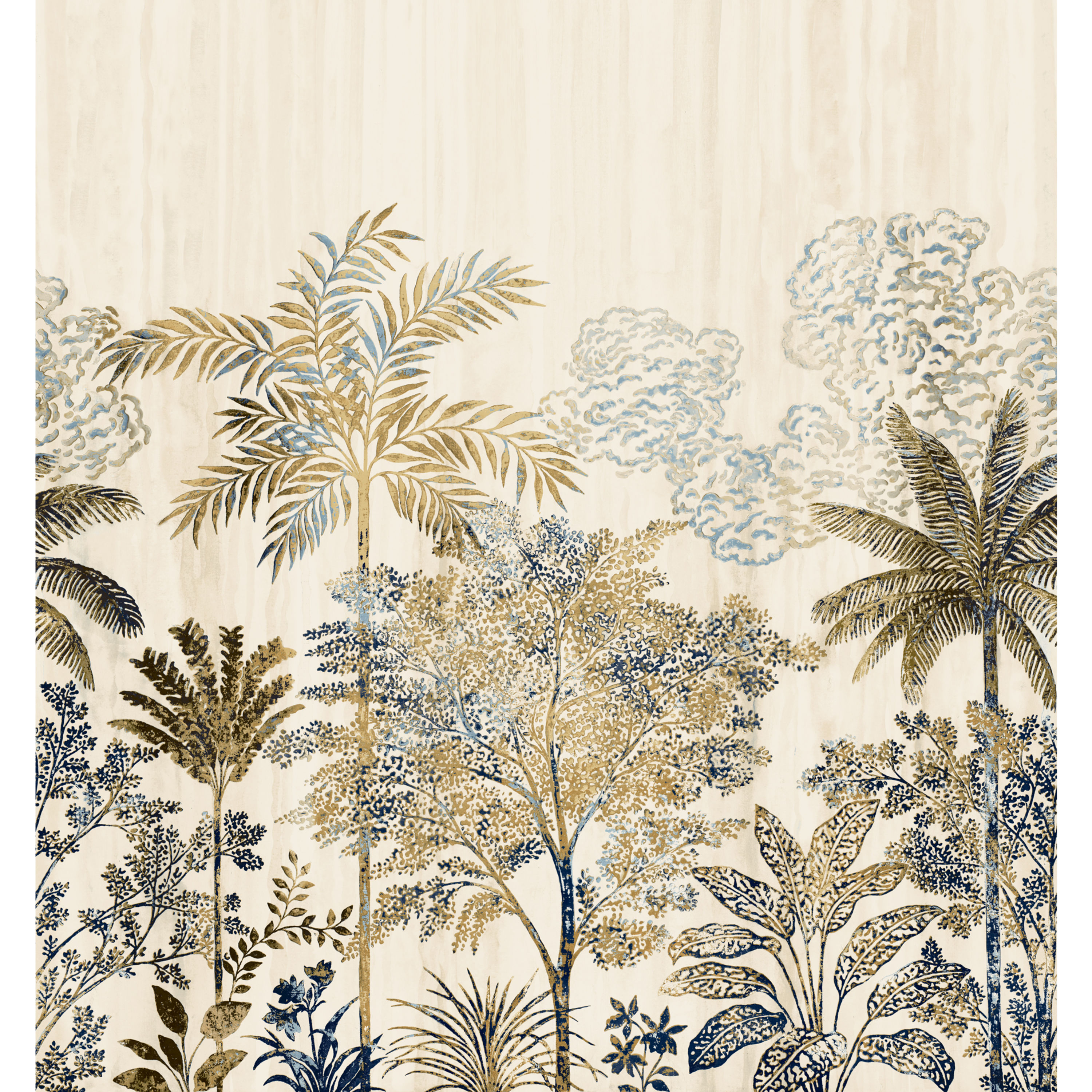 TAPET SIWA, beige/vit