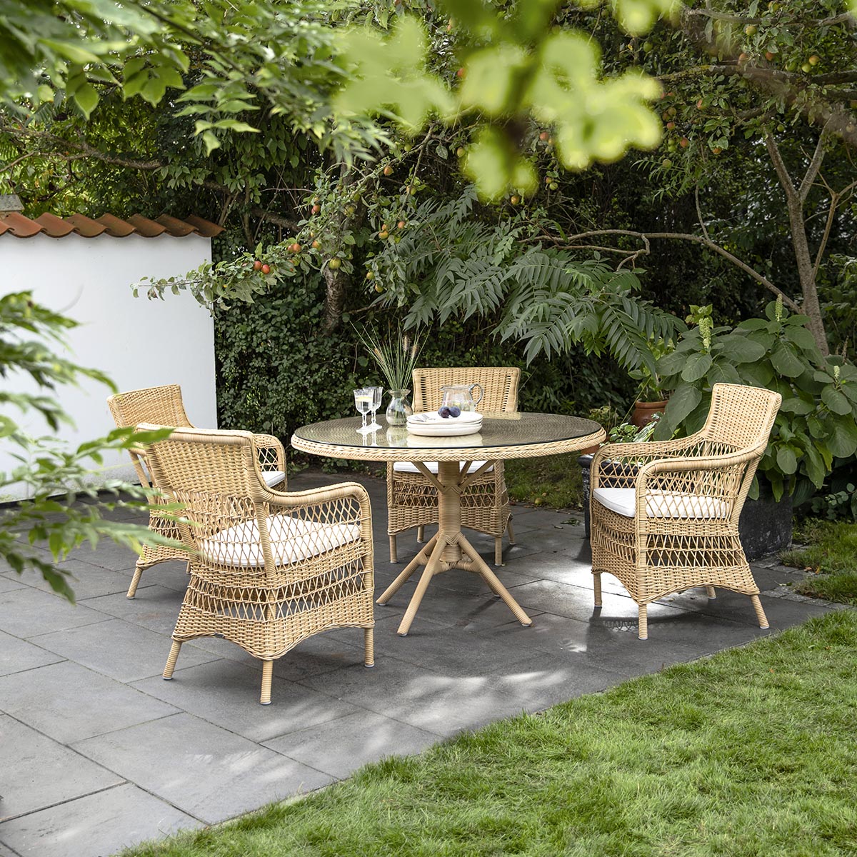 Marie matstol armstöd Natur Sika-design - 4