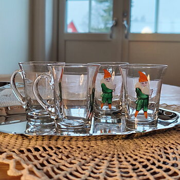 Glöggkopp i glas