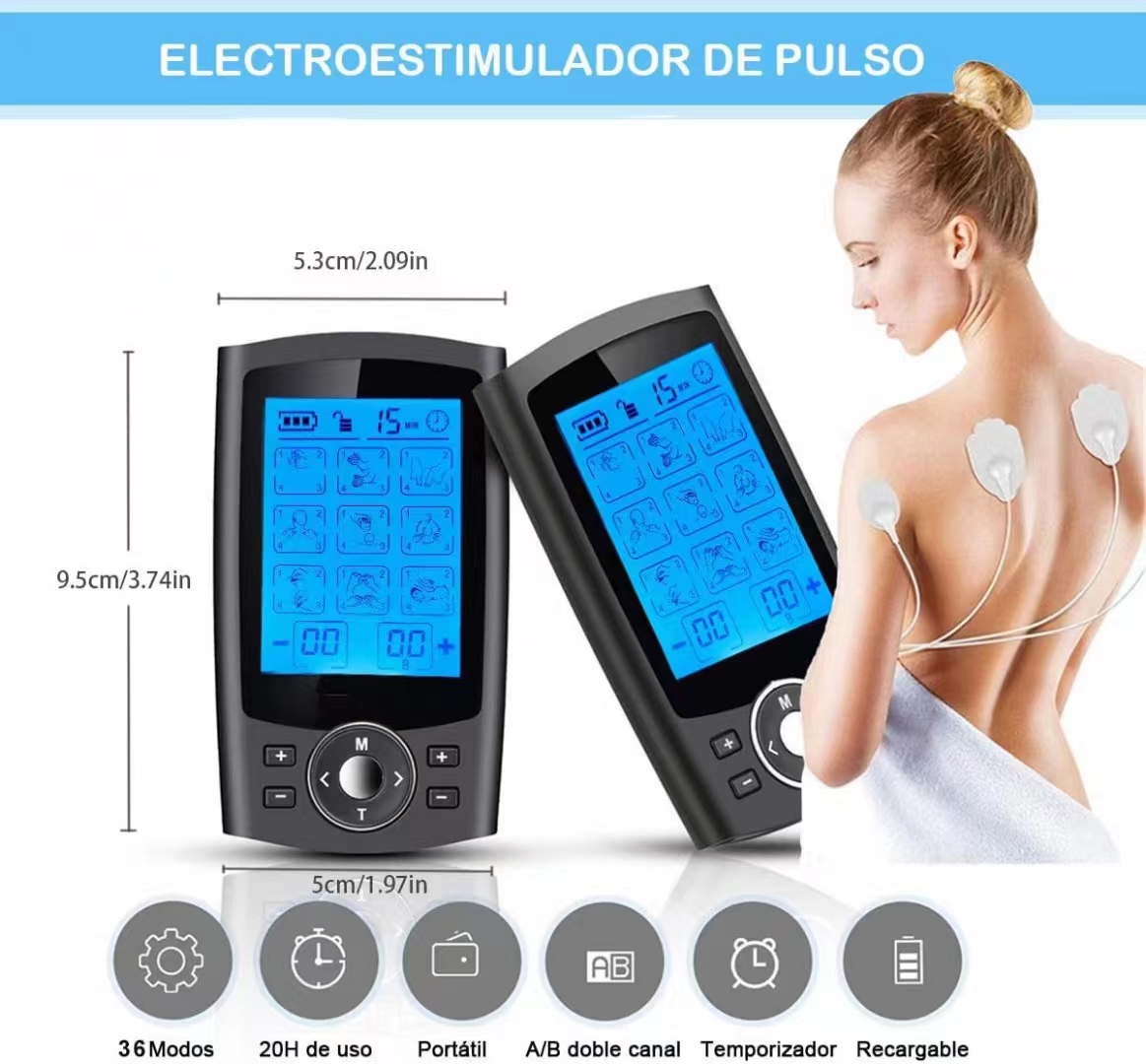 Electronic Massage Device - TENS Black - 3