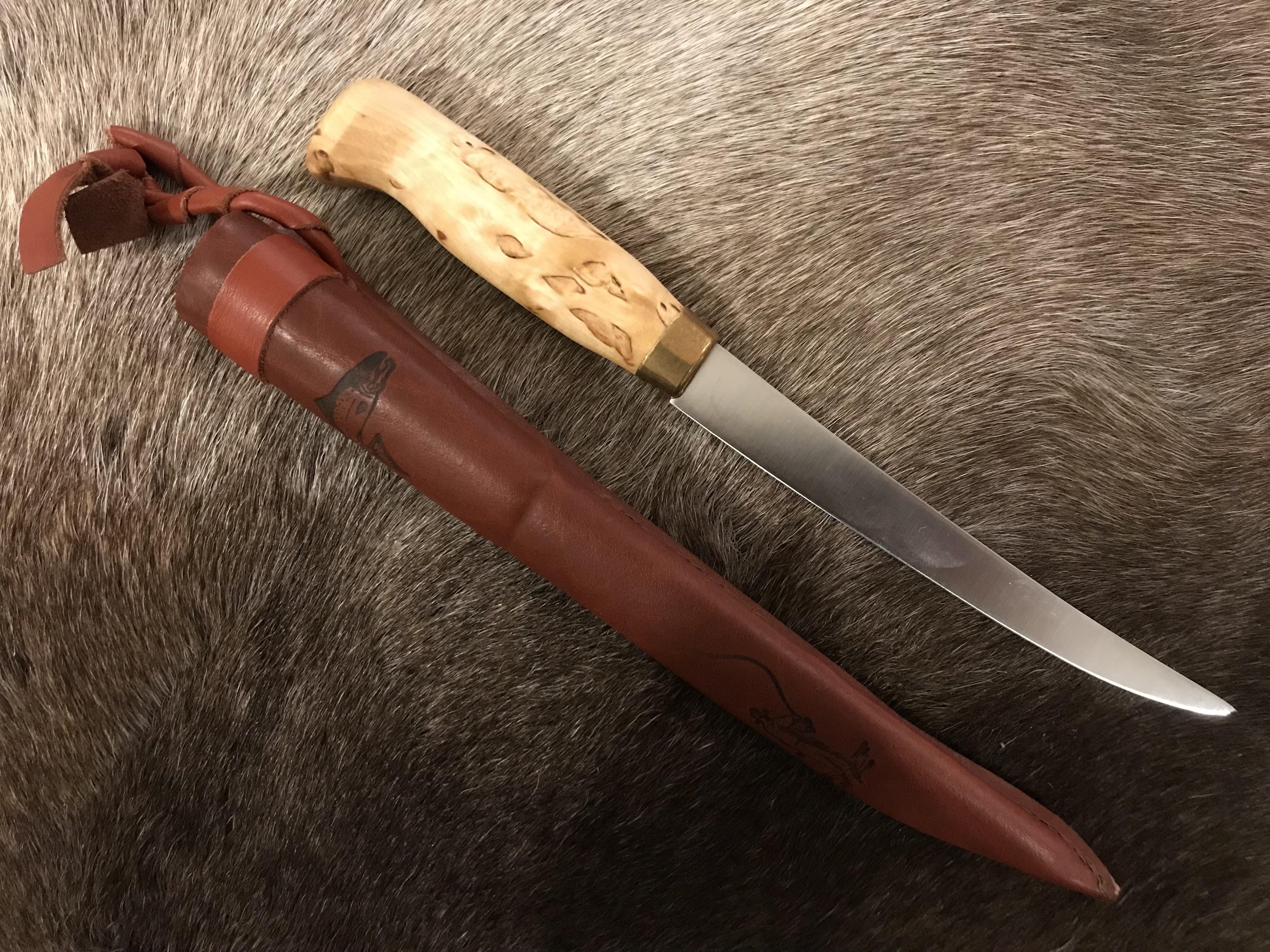 Filétkniv 16 björk