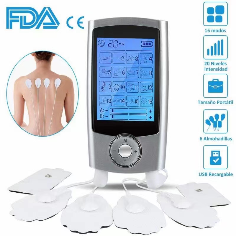Electronic Massage Device - TENS Silver - 5