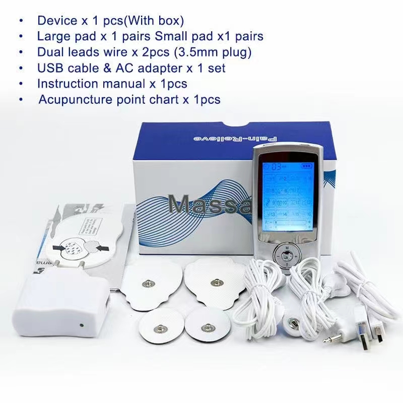 Electronic Massage Device - TENS Silver - 3