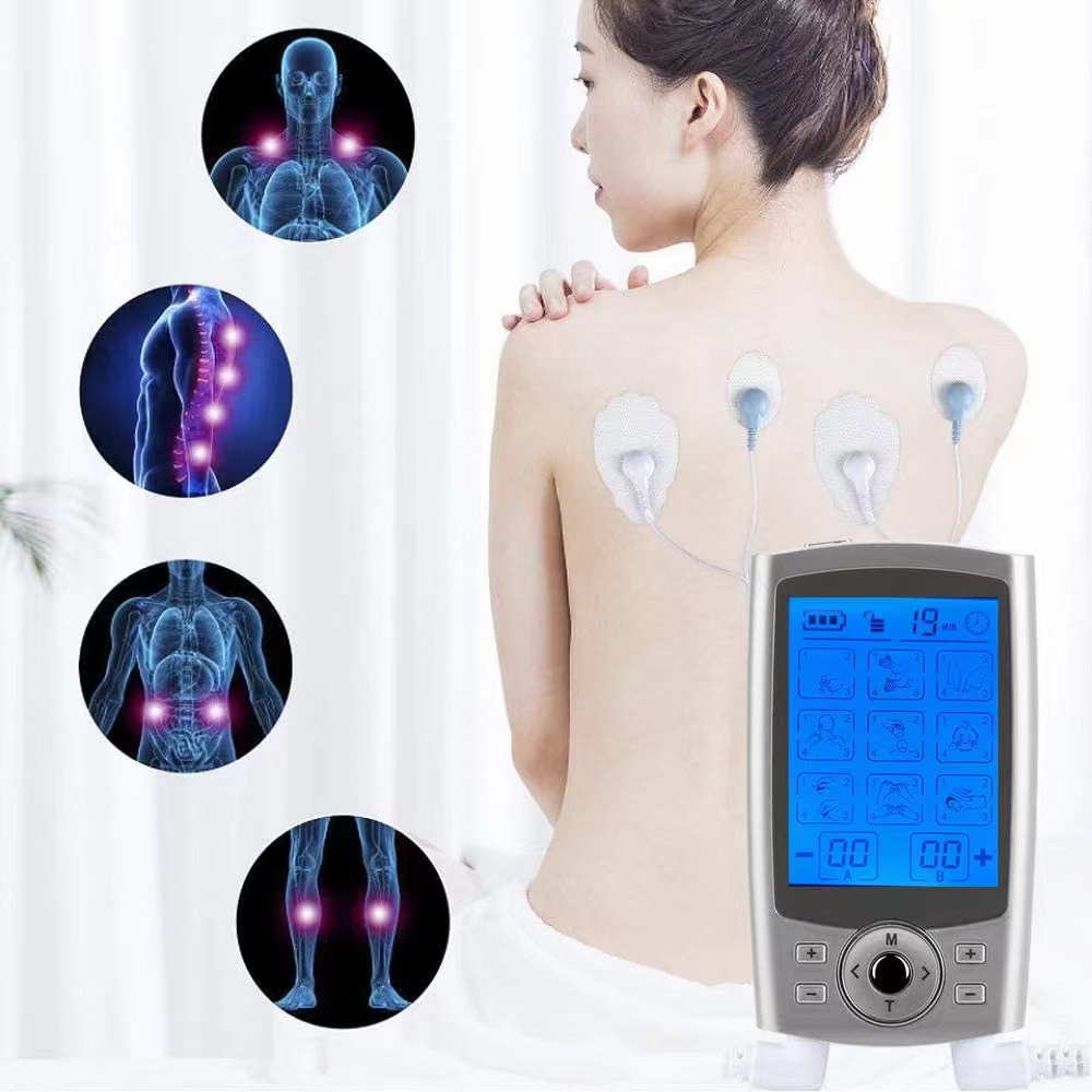 Electronic Massage Device - TENS Silver - 6