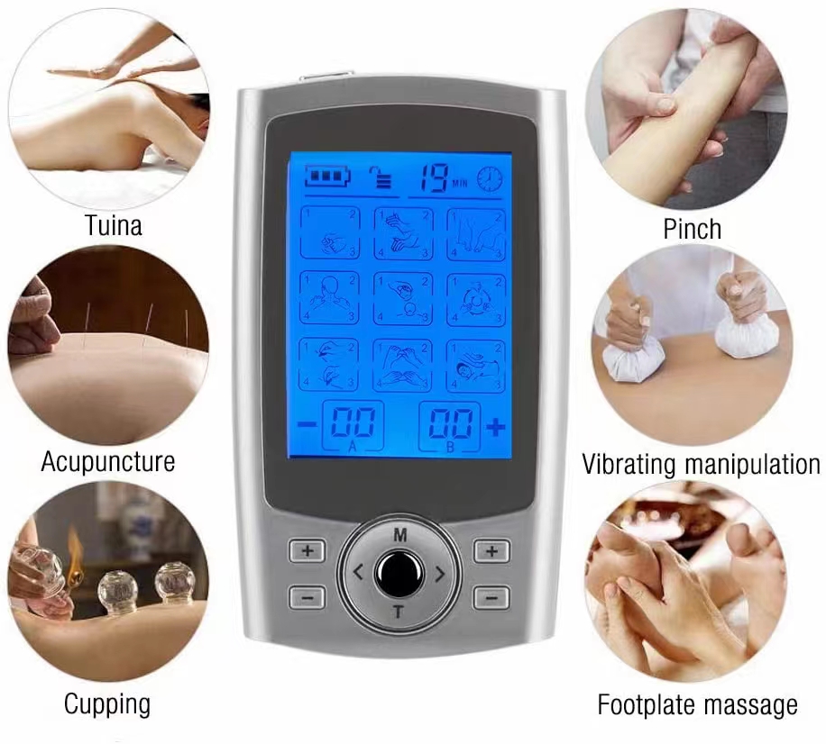 Electronic Massage Device - TENS Silver - 8