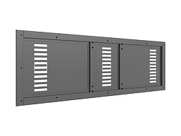 M Pro Series Enclosure 37" Back Plate Black